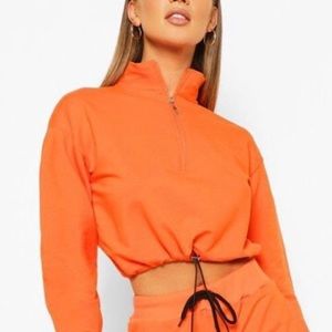🧡NWT🧡boohoo High Neck Sweat